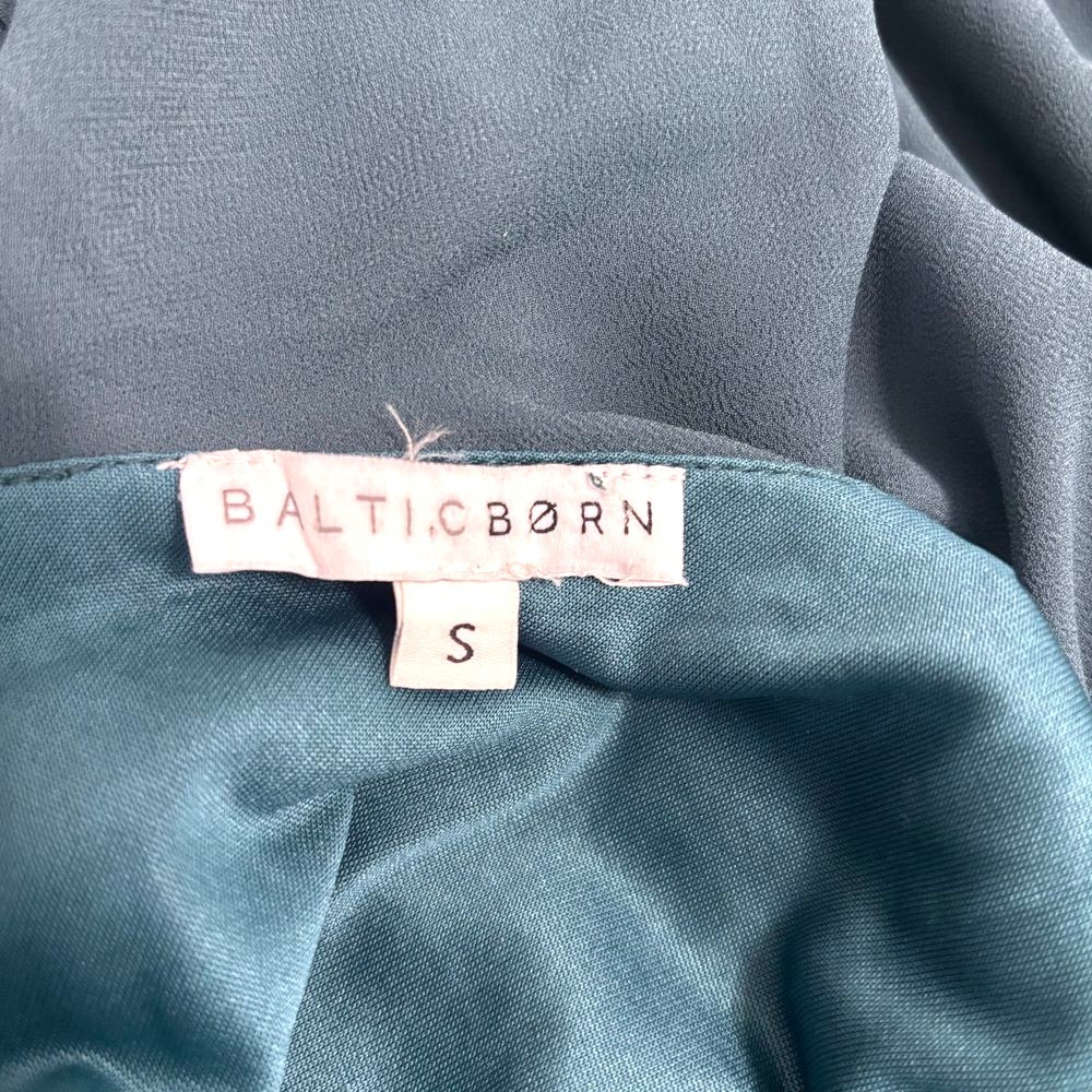 Baltic Born Wrap Maxi Dress Flowy Elegant Formal Wedding Party XL Teal Sea‎ Blue - Picture 7 of 9